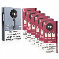 Logic PRO E-Cigarette Cherry 12mg Combination Pack