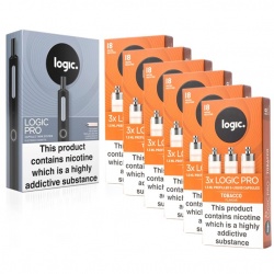 Logic PRO E-Cigarette Tobacco 18mg Combination Pack