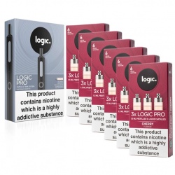 Logic PRO E-Cigarette Cherry 6mg Combination Pack