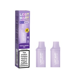 lost mary pods peach ice Lost Mary BM600 Peach Ice Refill Pods 2pk main image 1