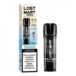 Lost Mary Tappo Blue Razz Lemonade Vape Refill Pods (Pack of 2)