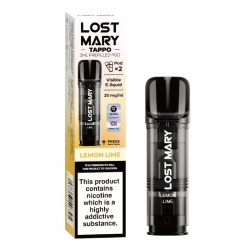 Lost Mary Tappo Lemon Lime Vape Refill Pods (Pack of 2)