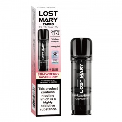Lost Mary Tappo Strawberry Raspberry Vape Refill Pods (Pack of 2)