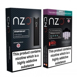 NZO Vape Starter Kit with Multi-Flavour Refill Pack