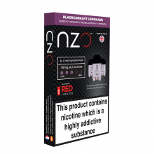 NZO Vape Red Liquids Blackcurrant Lemonade Refill Pack (10mg)