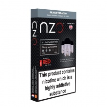 NZO Vape Red Liquids Silver Tobacco Refill Pack (10mg) - Money Off Offer!