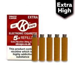 OK Vape Tobacco Extra-High Nicotine E-Cigarette Refills (20mg)