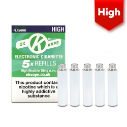 OK Vape Menthol High Nicotine E-Cigarette Refills (18mg)