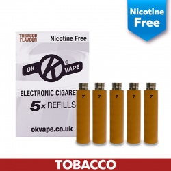 OK Vape E-Cigarette Nicotine-Free Tobacco Refill Cartridges (0mg)