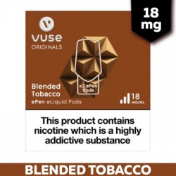 Vuse ePen Blended Tobacco E-Cigarette Refill Cartridges (18mg)