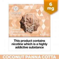 Vuse ePen Coconut Panna Cotta E-Cigarette Refill Cartridges (6mg)