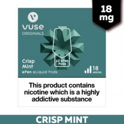 Vuse ePen Crisp Mint E-Cigarette Refill Cartridges (18mg)