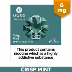 Vuse ePen Crisp Mint E-Cigarette Refill Cartridges (6mg)