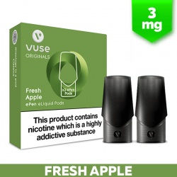Vuse ePen Fresh Apple E-Cigarette Refill Cartridges (3mg)