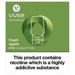 Vuse ePen Fresh Apple E-Cigarette Refill Cartridges (3mg)
