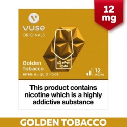 Vuse ePen Golden Tobacco E-Cigarette Refill Cartridges (12mg)
