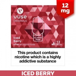 Vuse ePen Iced Berry E-Cigarette Refill Cartridges (12mg)
