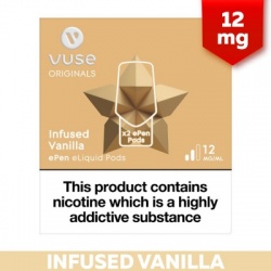 Vuse ePen Infused Vanilla E-Cigarette Refill Cartridges (12mg)