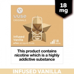 Vuse ePen Infused Vanilla E-Cigarette Refill Cartridges (18mg)