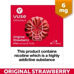 Vuse ePen Original Strawberry E-Cigarette Refill Cartridges (6mg)