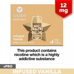 Vuse ePen vPro Infused Vanilla E-Cigarette Refill Cartridges (12mg)