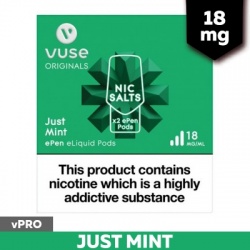 Vuse ePen vPro Just Mint Menthol E-Cigarette Refill Cartridges (18mg)