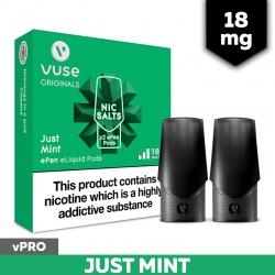 Vuse ePen vPro Just Mint Menthol E-Cigarette Refill Cartridges (18mg)