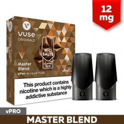 Vuse ePen vPro Master Blend E-Cigarette Refill Cartridges (12mg)