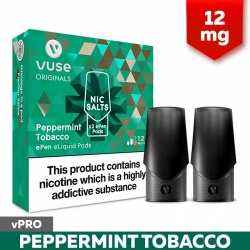 Vuse ePen vPro Peppermint Tobacco E-Cigarette Refill Cartridges (12mg)
