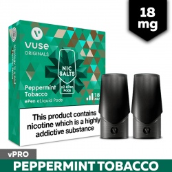 Vuse ePen vPro Peppermint Tobacco E-Cigarette Refill Cartridges (18mg)