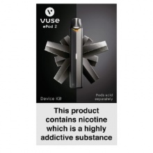 Vuse ePod 2 Graphite E-Cigarette Device with USB Charger