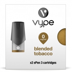 Vype ePen 3 Blended Tobacco Pods (Pack of 2 Refill Cartridges)