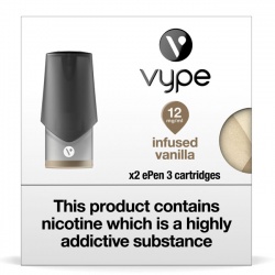Vype ePen 3 Infused Vanilla Pods (Pack of 2 Refill Cartridges)