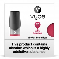 Vype ePen 3 Wild Berry Pods (Pack of 2 Refill Cartridges)