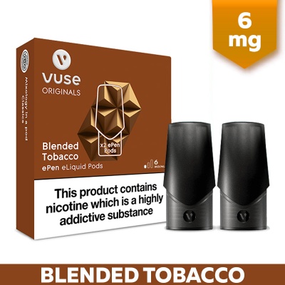 Vuse ePen Blended Tobacco E-Cigarette Refill Cartridges (6mg)