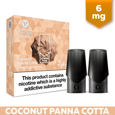 Vuse ePen Coconut Cream E-Cigarette Refill Cartridges (6mg)