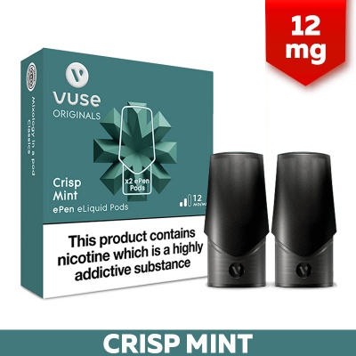 Vuse ePen Crisp Mint E-Cigarette Refill Cartridges (12mg)
