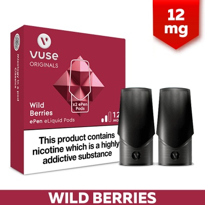 Vuse ePen Wild Berries E-Cigarette Refill Cartridges (12mg)