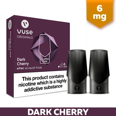 Vuse ePen Dark Cherry E-Cigarette Refill Cartridges (6mg)