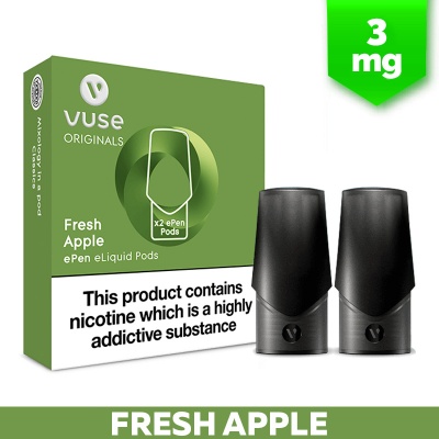 Vuse ePen Fresh Apple E-Cigarette Refill Cartridges (3mg)
