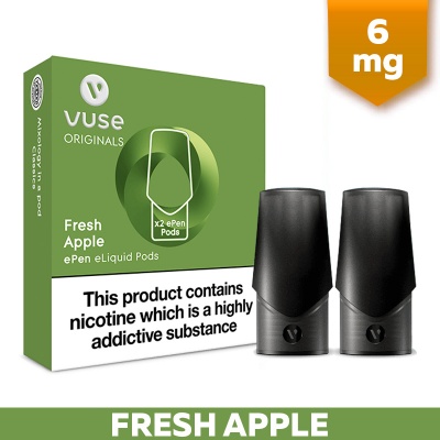 Vuse ePen Fresh Apple E-Cigarette Refill Cartridges (6mg)
