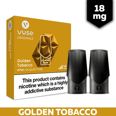 Vuse ePen Golden Tobacco E-Cigarette Refill Cartridges (18mg)