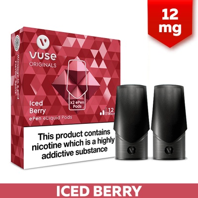 Vuse ePen Iced Berry E-Cigarette Refill Cartridges (12mg)