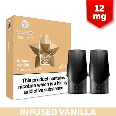 Vuse ePen Infused Vanilla E-Cigarette Refill Cartridges (12mg)