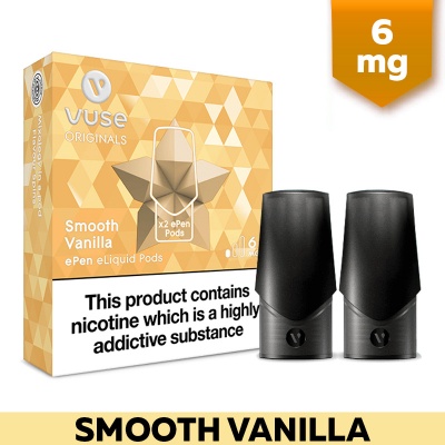 Vuse ePen Smooth Vanilla E-Cigarette Refill Cartridges (6mg)