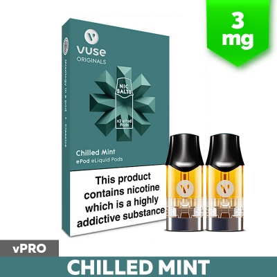 Vuse ePod 2 vPro Chilled Mint Refill Pods (3mg)