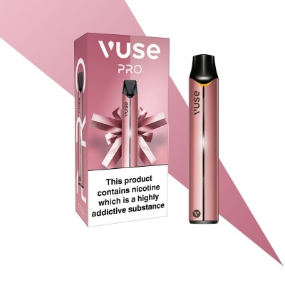 Vuse Pro Rose Gold E-Cigarette Device with USB Charger