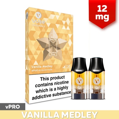 Vuse ePod 2 vPro Vanilla Medley Refill Pods (12mg)