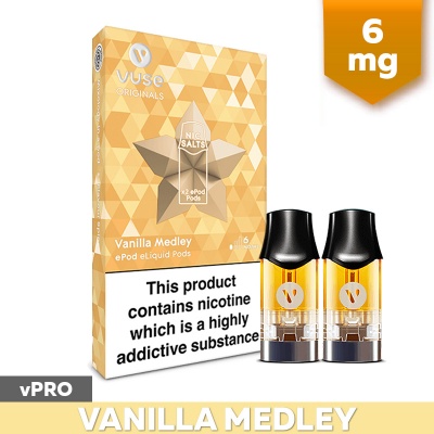 Vuse ePod 2 vPro Vanilla Medley Refill Pods (6mg)