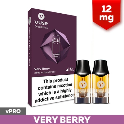 Vuse ePod 2 vPro Very Berry Refill Pods (12mg)